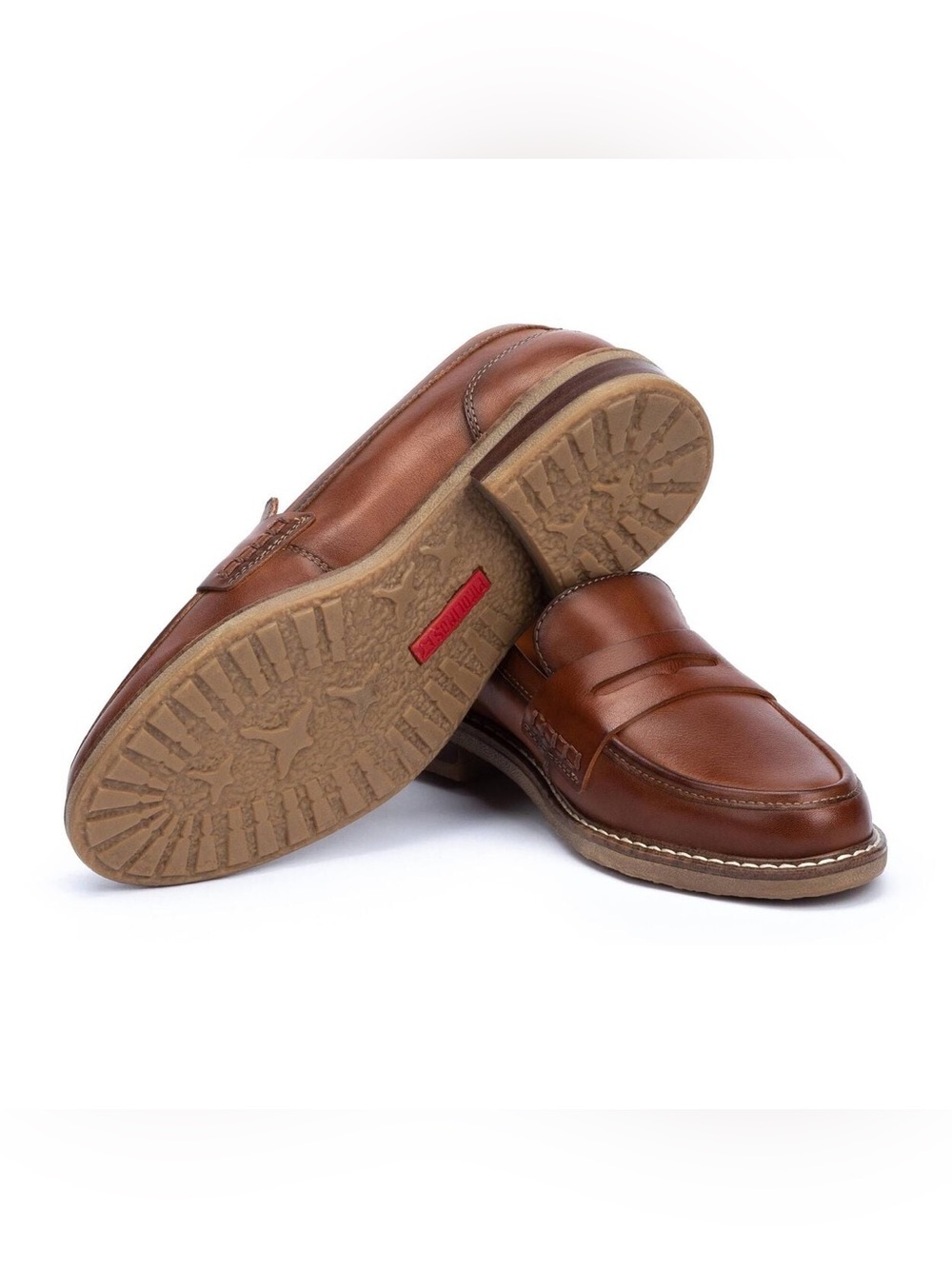 PIKOLINOS Aldaya Women’s Penny Loafers in Brown Cuero - Size 39 8.5 - Picture 11 of 12